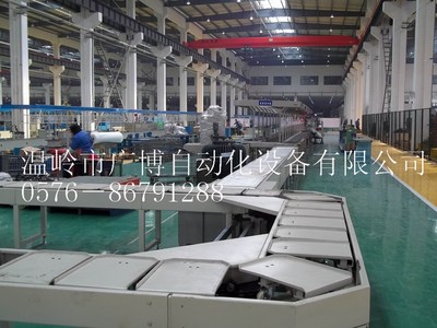 板链输送线端部